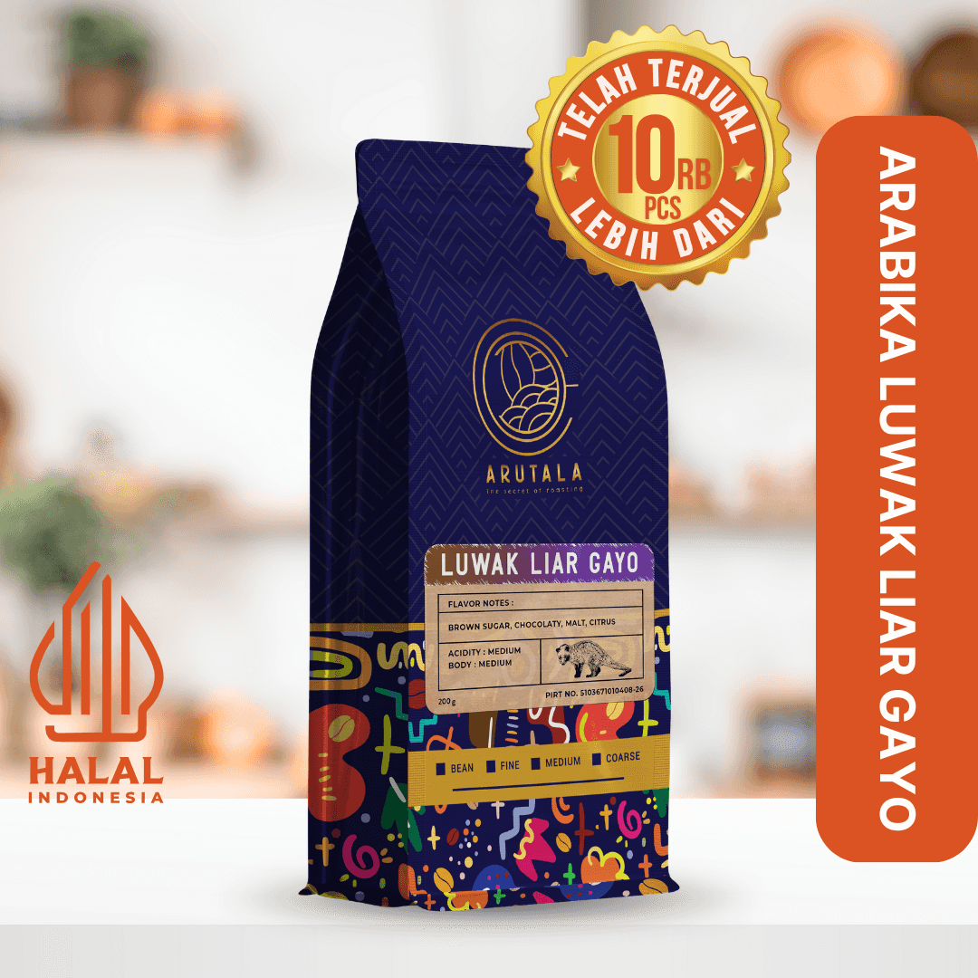 ARUTALA Kopi Gayo Luwak Liar 100% Wild Civet Coffee